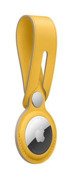 Apple AirTag Leather Loop - Meyer Lemon