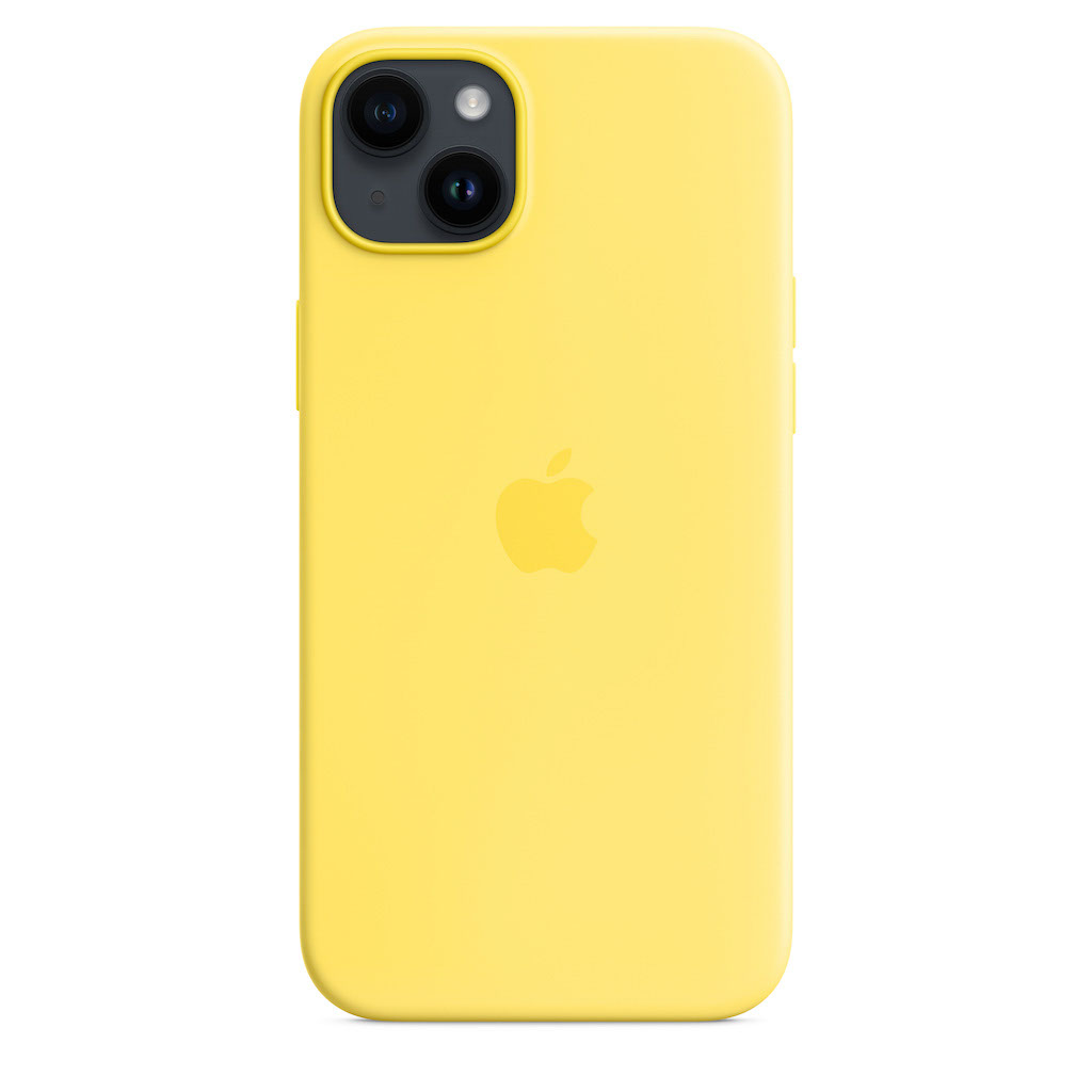 Apple iPhone 14 Plus Silicone Case w/MagSafe Canary Yellow