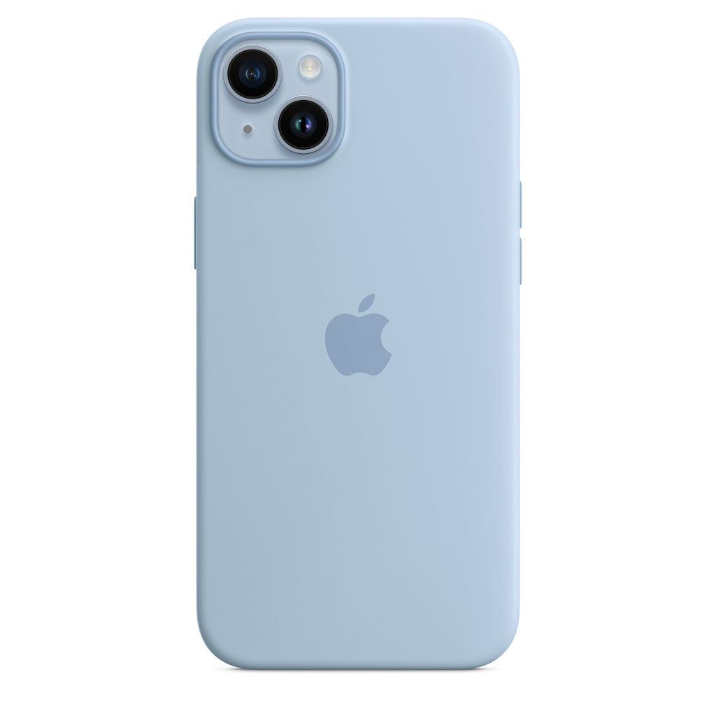 Apple iPhone 14 Plus Silicone Case w/MagSafe Sky