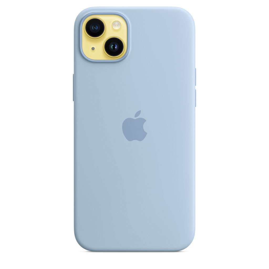 Apple iPhone 14 Plus Silicone Case w/MagSafe Sky