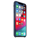 Apple iPhone XS Max Leather Case Midnight Blue