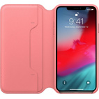 Apple iPhone XS Max Leather Folio Peony Pink