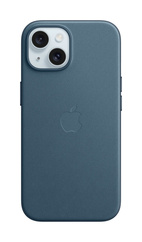 Apple iPhone 15 FineWoven Case w/MagSafe - Pacific Blue