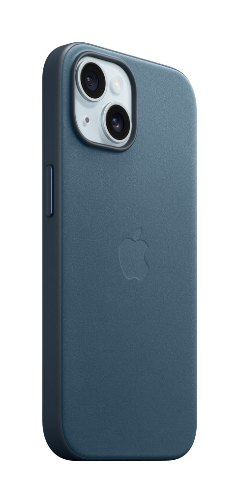 Apple iPhone 15 FineWoven Case w/MagSafe - Pacific Blue
