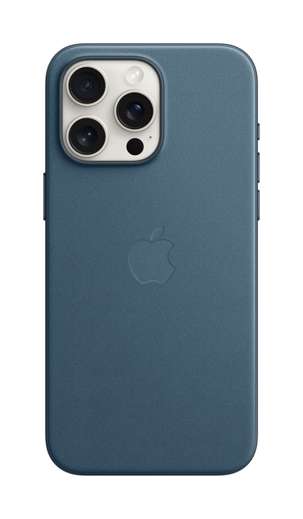 Apple iPhone 15 Pro Max FineWoven Case w/MagSafe - Pacific Blue
